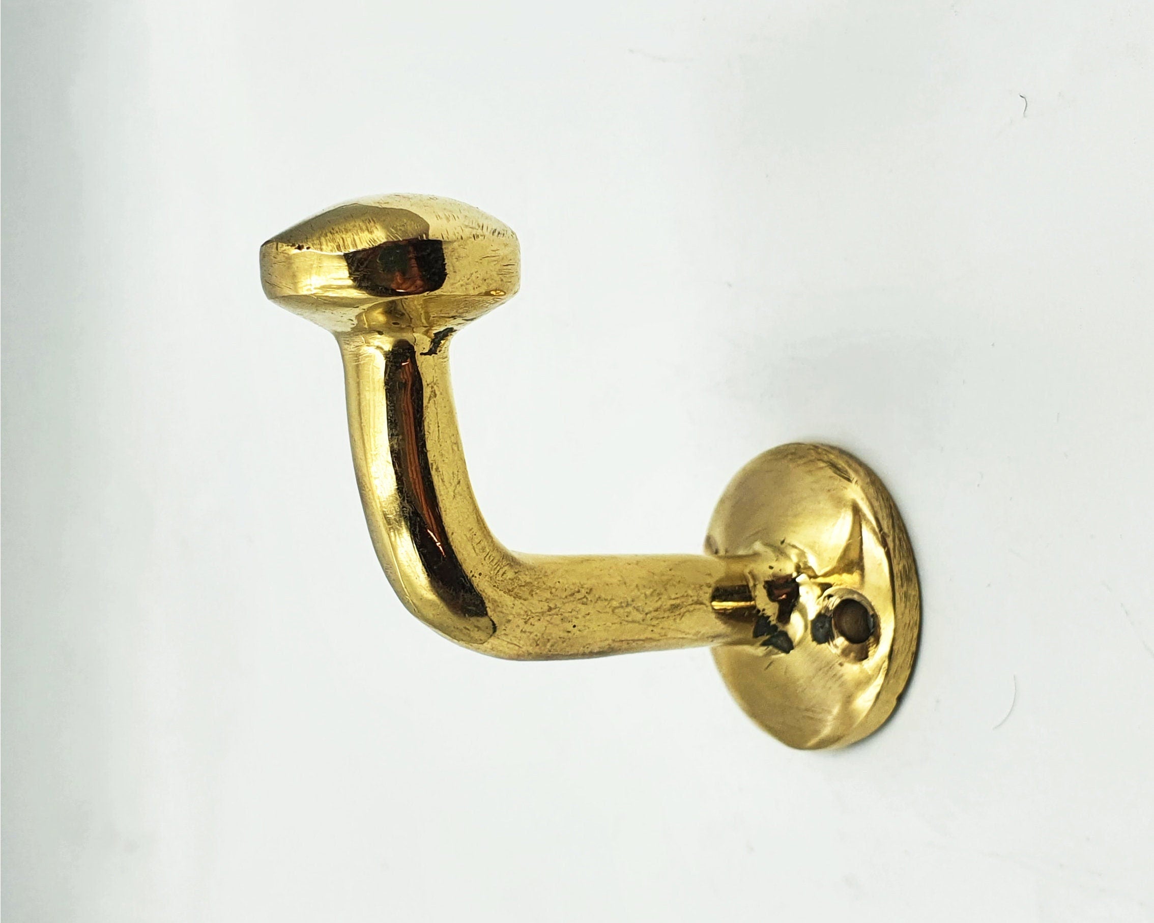 Solid Brass Coat Hooks, Unlacquered Bathroom Towel Hooks, Brass Wall Hook, Solid Brass Hooks, Robe Hook & Wall Towel Hanger