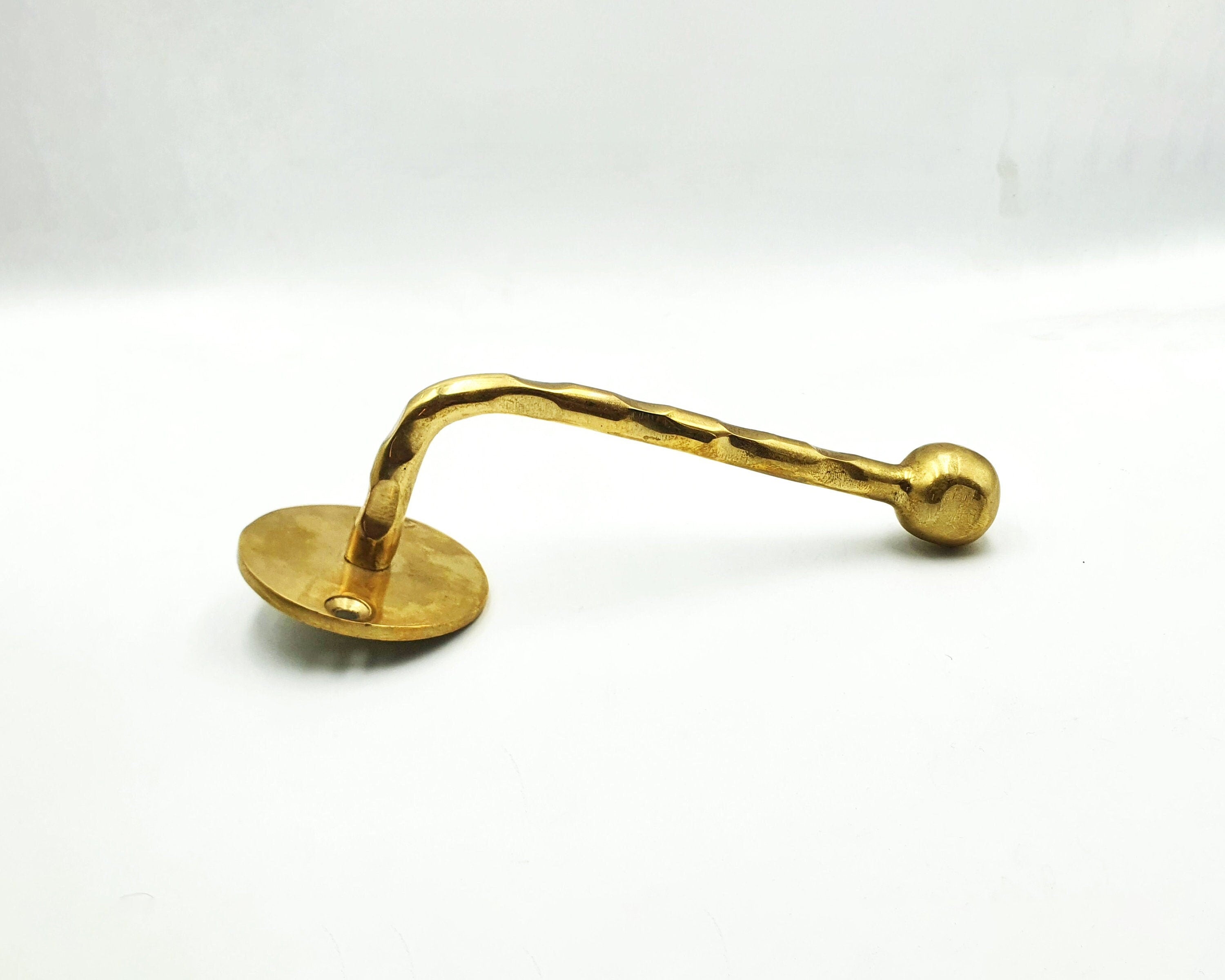 Hammered Brass Toilet paper Holder, Solid Brass Toilet Roll Holder for Bathroom, Powder Room Roll Holder ,Wall Mounted Towel Holder