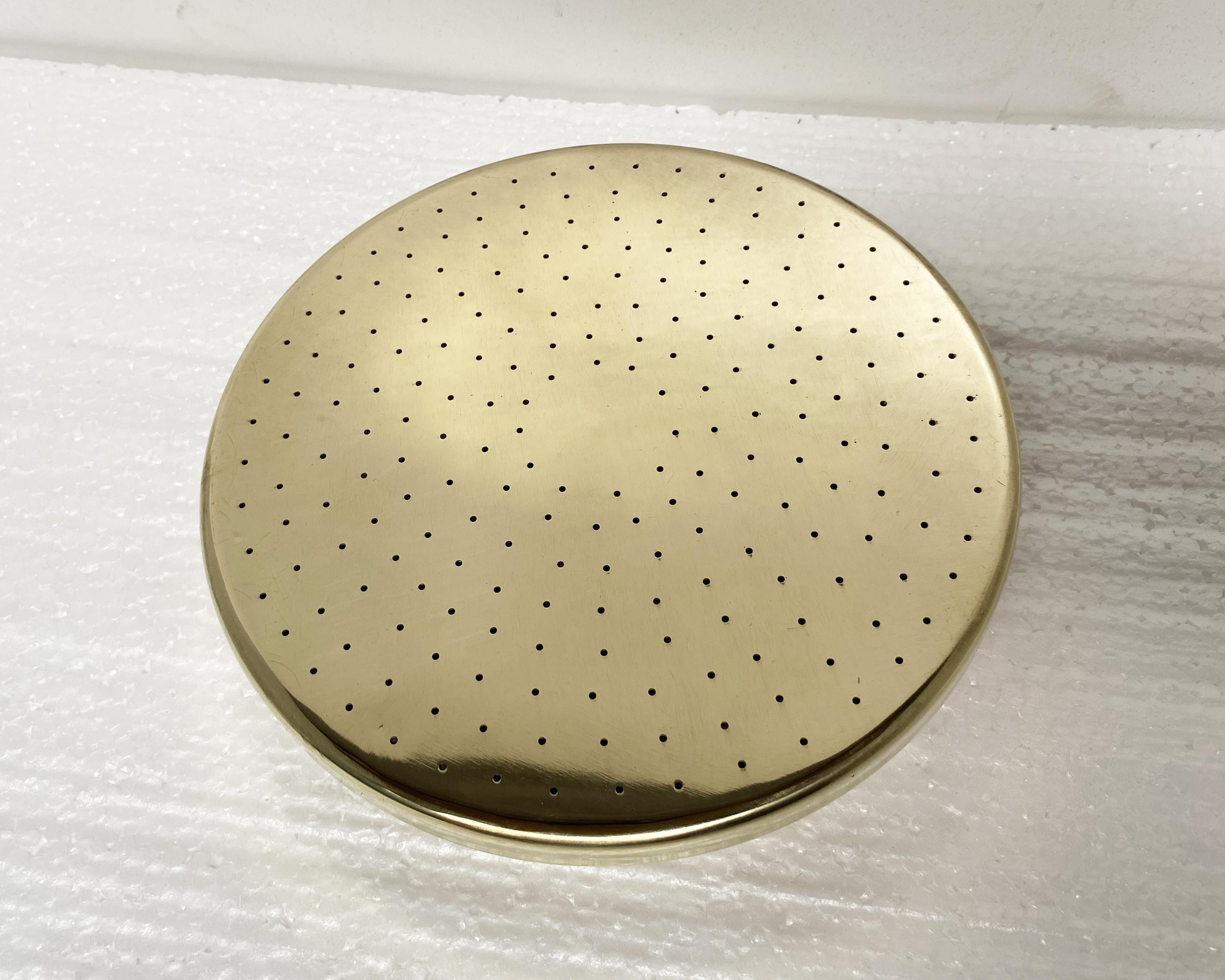 Unlacquered Brass shower head, shower head, Brass shower head, outdoor shower head, outdoor Brass shower head