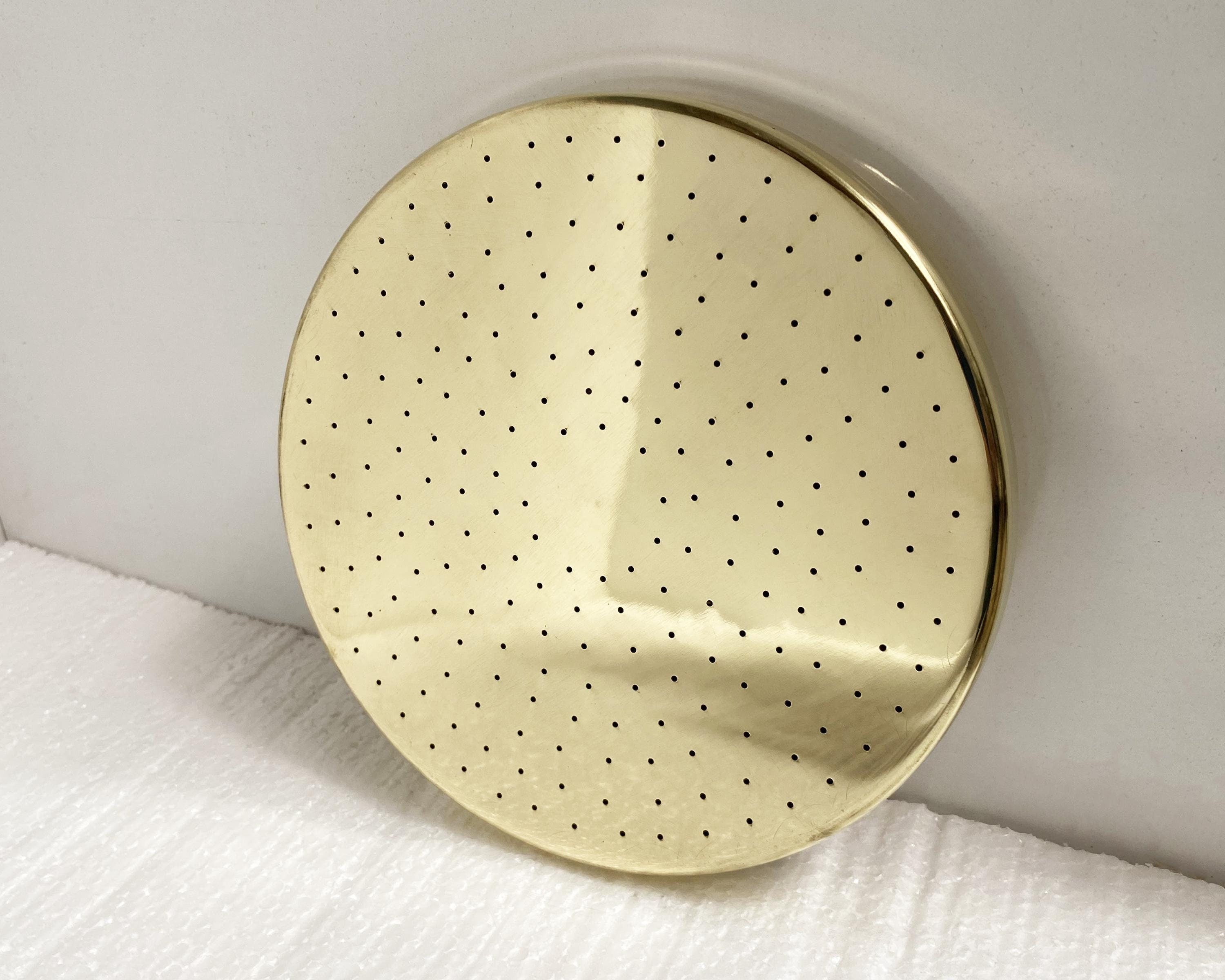 Unlacquered Brass shower head, shower head, Brass shower head, outdoor shower head, outdoor Brass shower head